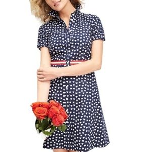 Draper James Heart Field Shirtdress Sz 10